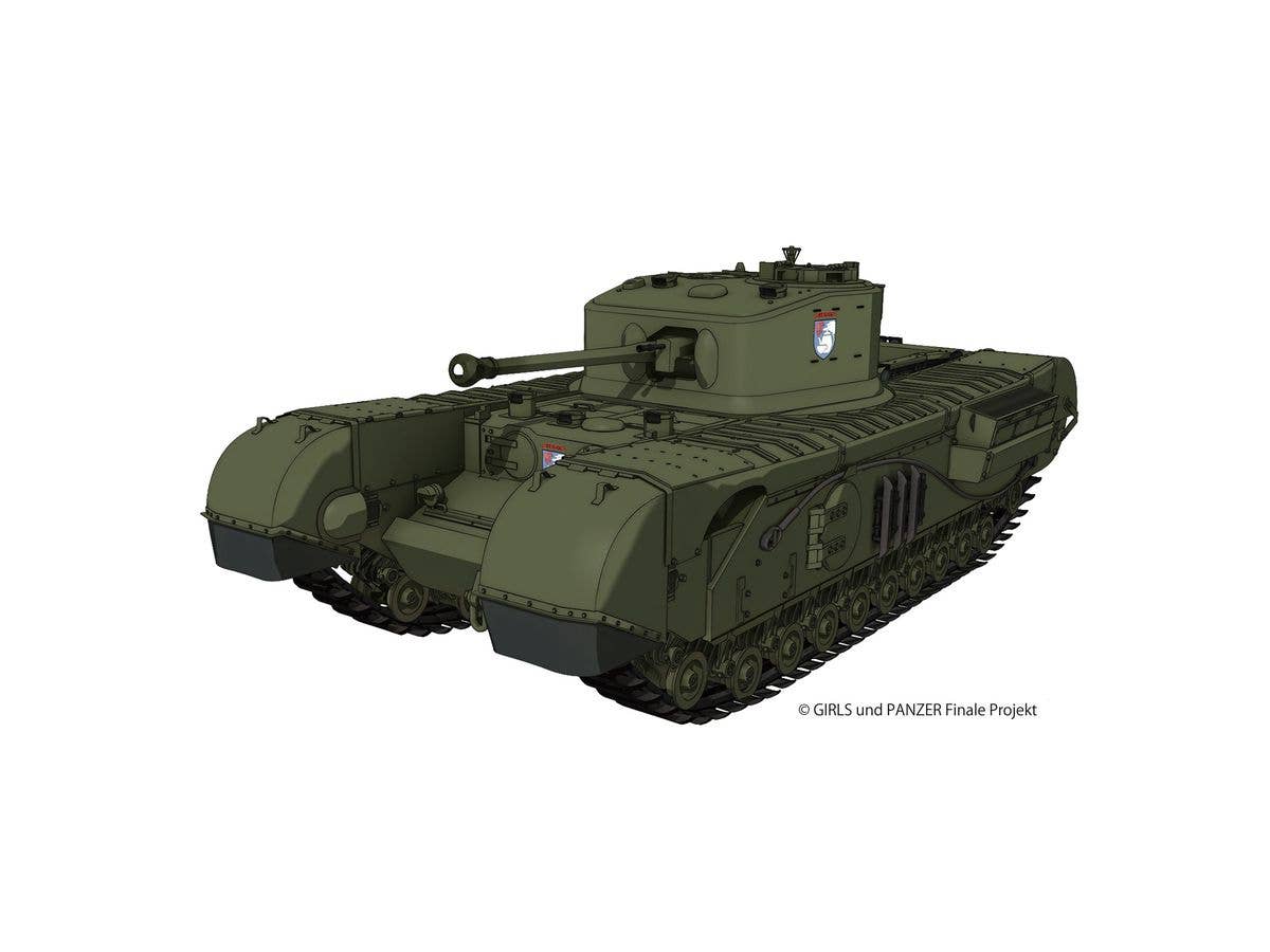 1/35 ガールズ & パンツァー 最終章 Mk.IV歩兵戦車 チャーチルMk.VII 聖グロリアーナ女学院
