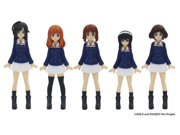 1/35 ガールズ&パンツァー劇場版 あんこうチーム フィギュアセット PVC製塗装済み完成品 (5体セット)