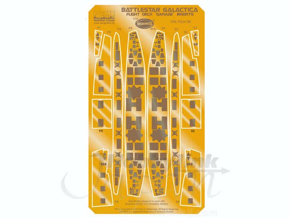 1/4105 バトルスター・ギャラクティカ専用 フライトデッキディティールアップエッチングパーツ