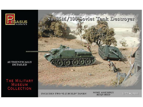 1/72 WW.II ソビエト軍 SU-85M/100 駆逐戦車 (2輌セット)