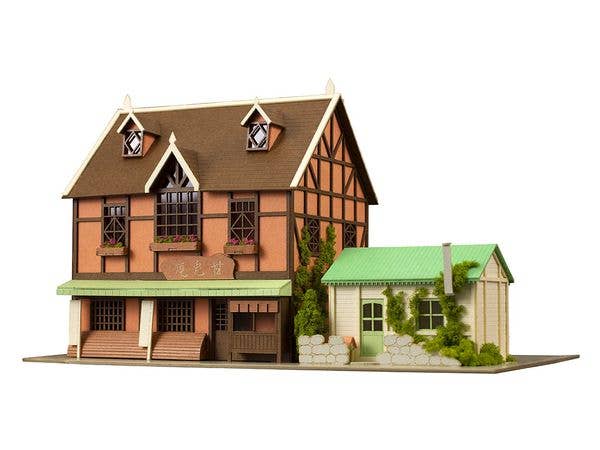 1/150 ペーパーキット アニテクチャー03 甘兎庵&シャロの家