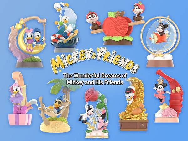 The Wonderful Dreams of Mickey and His Friends シリーズ シーンセット 1Box 8pcs