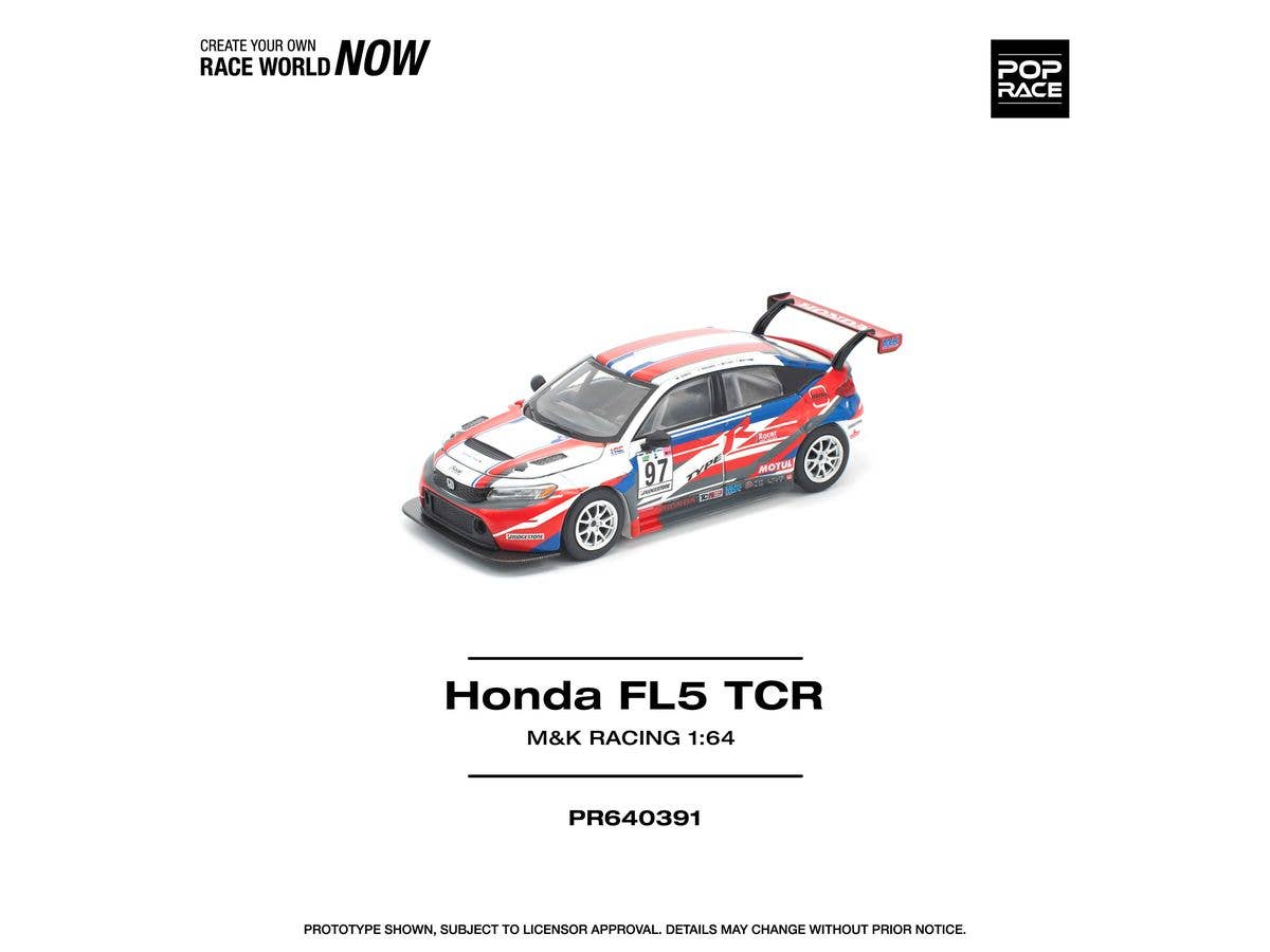1/64 HONDA CIVIC TYPE-R (FL5) TCR - M&K RACING