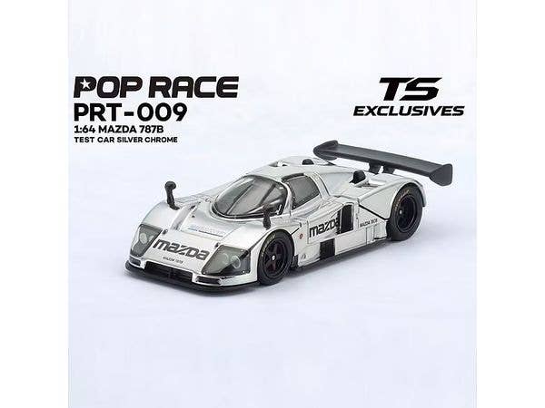 1/64 MAZDA 787B TEST CAR SILVER CHROME