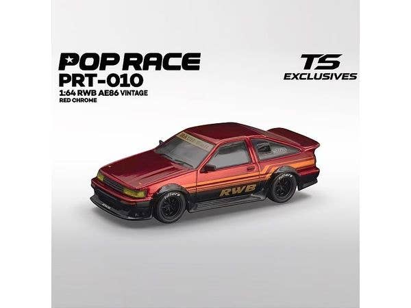 1/64 RWB AE86 VINTAGE RED CHROME