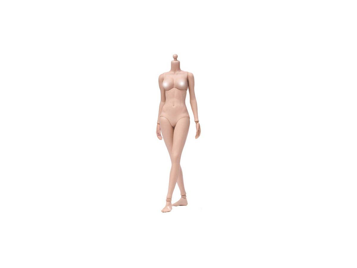 1/6 スーパーフレキシブル女性素体 シームレスジョイント サンタン ミドルバスト