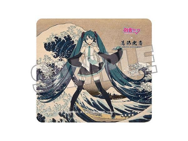初音ミクx葛飾北斎 iXima マウスパッド 神奈川沖波裏