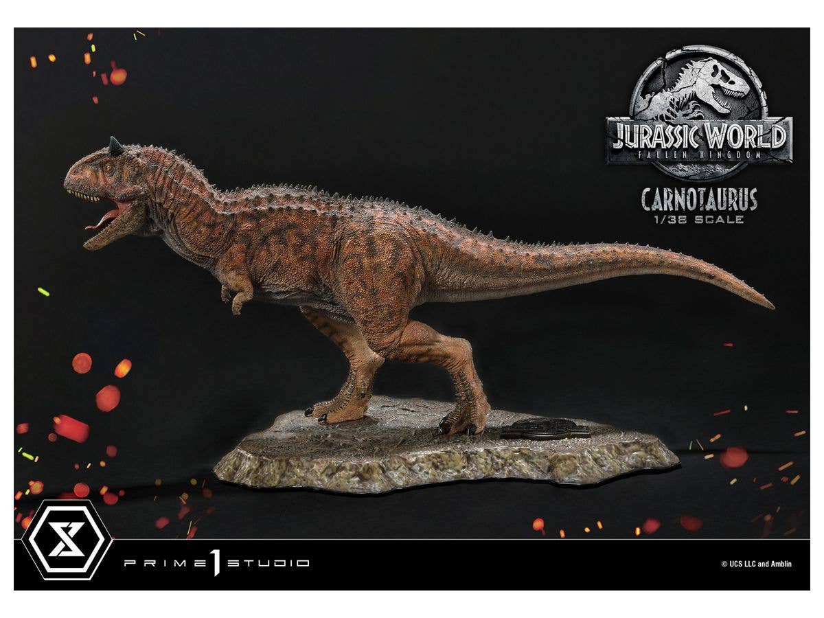 1/38 プライムコレクタブルフィギュア ジュラシックワールド 炎の王国 カルノタウルス