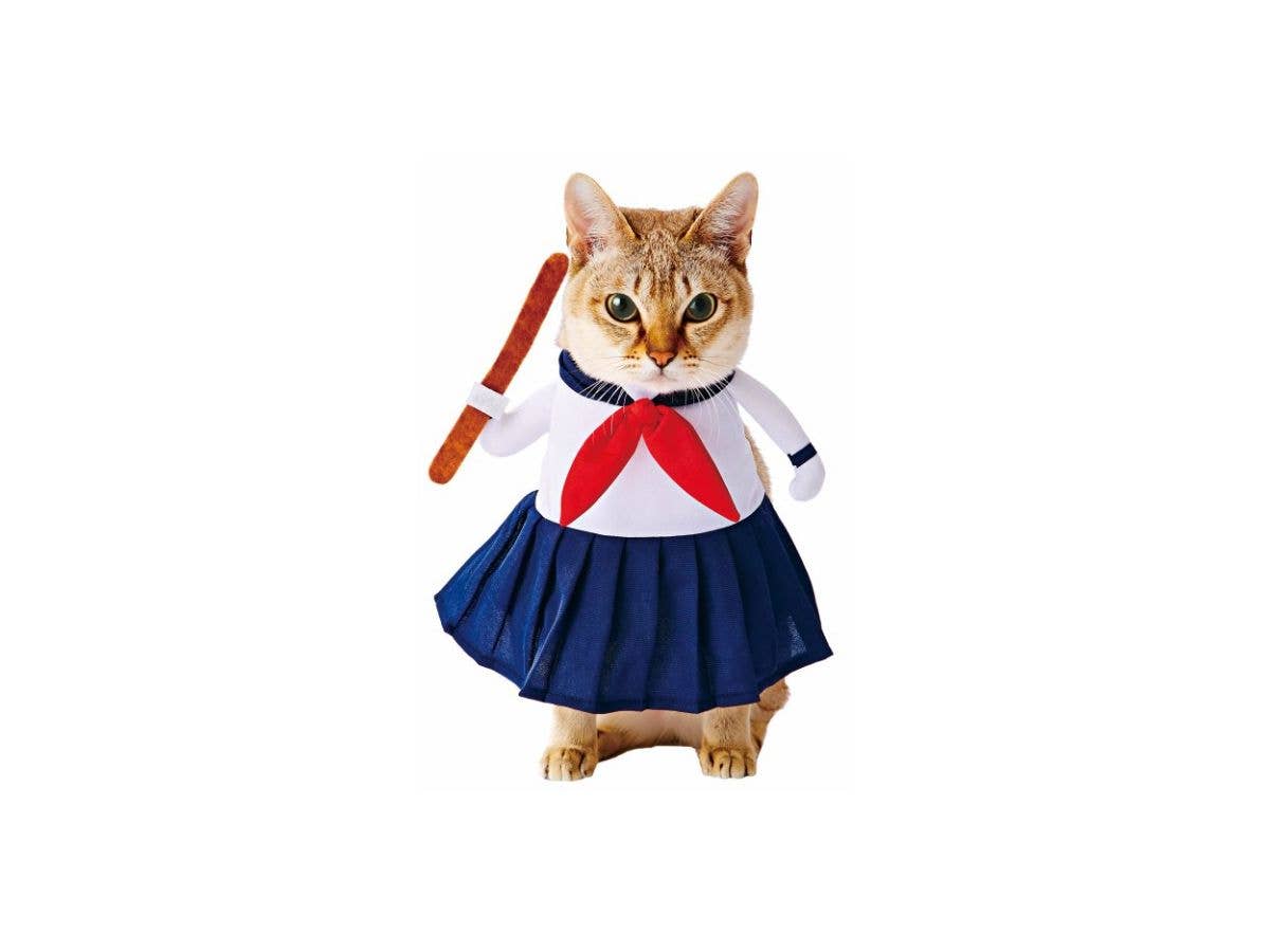 猫用変身着ぐるみウェア セーラー服