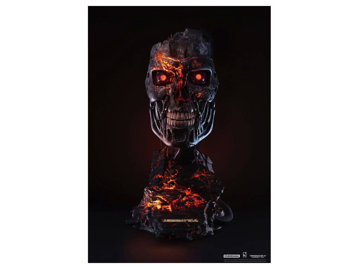 1/1 ターミネーター2: T-800 エンドスケルトン ライフサイズ アートマスク バトルダメージver.