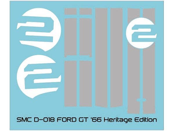 1/24 フォード GT ' 66 ヘリテージ エディション デカール for T