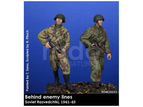 1/35 WWII ロシア/ソ連 ロシア赤軍スカウト 敵陣背後へ 1941-45(2体セット)