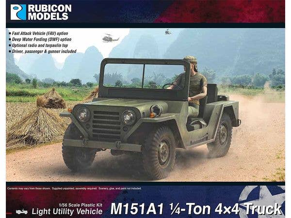 1/56 M151A1 4x4 軍用車両