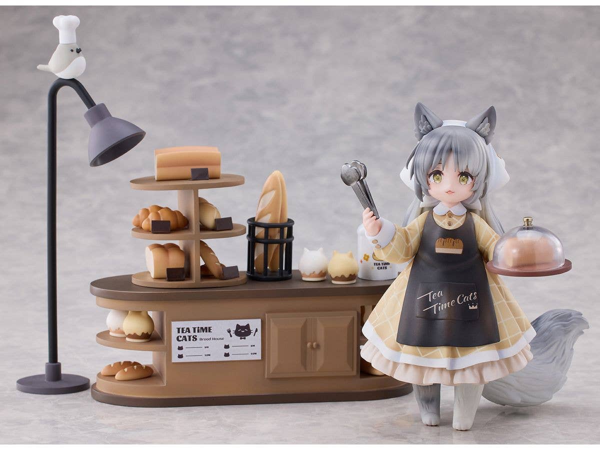 DLCシリーズ ティータイム キャッツ シーン にゃん町 パン屋 店員にゃん