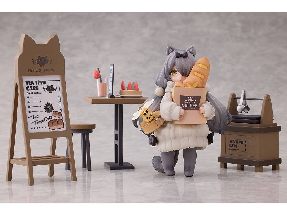 DLCシリーズ ティータイム キャッツ シーン にゃん町 パン屋 お客にゃん