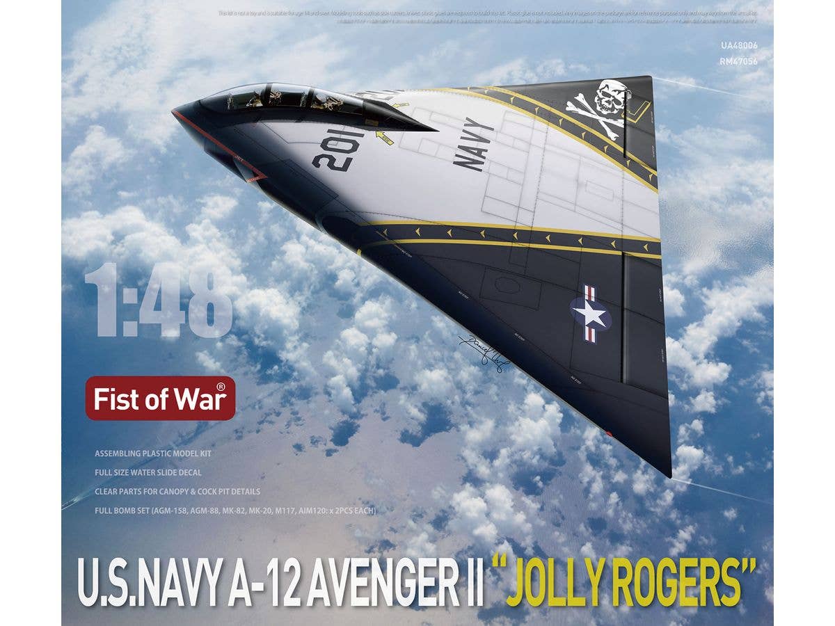 1/48 アメリカ海軍 A-12 アベンジャーII VF-84 ジョリーロジャース