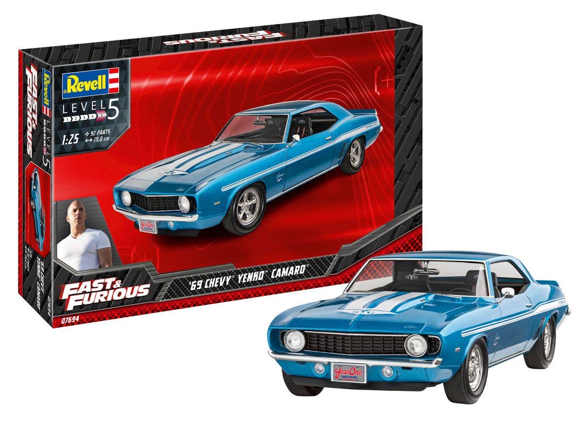 1/25 Fast & Furious 1969年 シェビー カマロ イェンコ