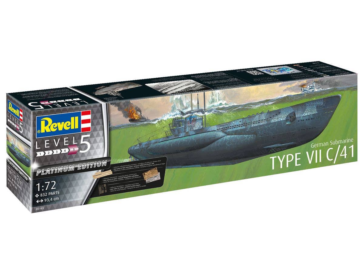 1/72 ドイツ潜水艦 Type VIIC/41(プレミアムエディション)