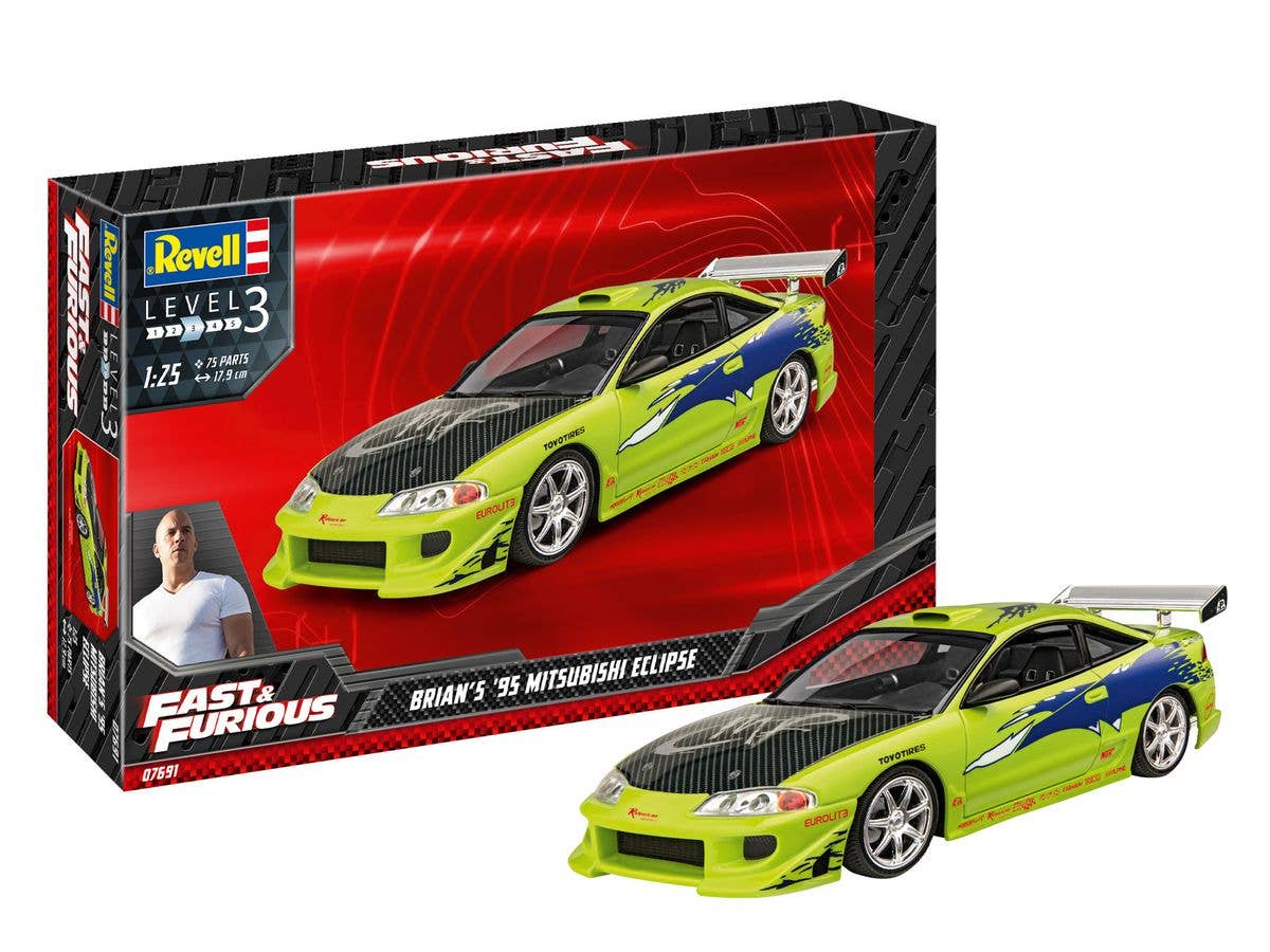 1/25 Fast & Furious 1995年 三菱 エクリプス ブライアン