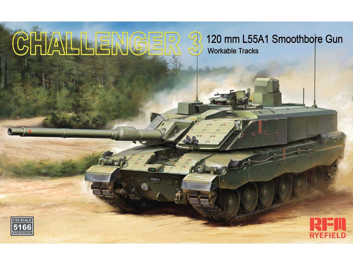 1/35 チャレンジャー3w/連結組立可動式履帯