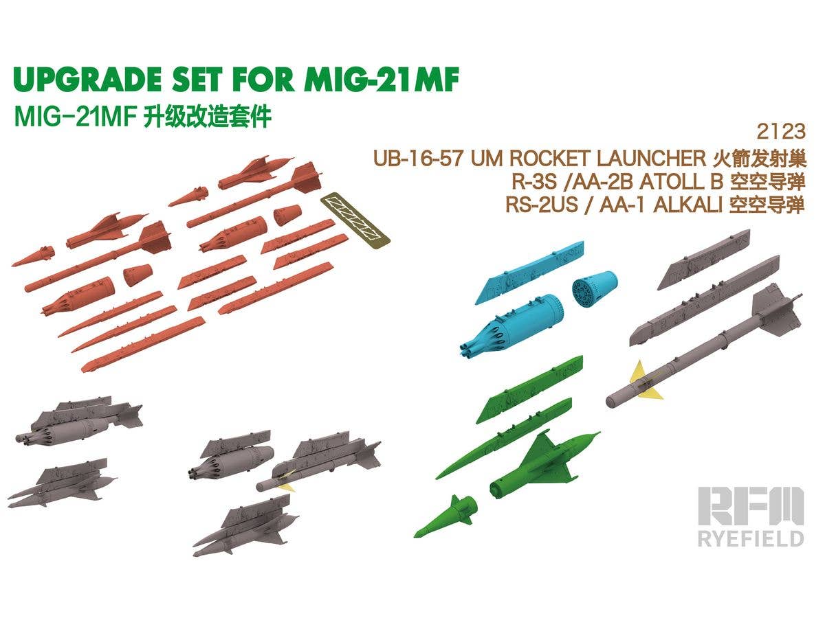 1/48 MiG-21MF用武装セット