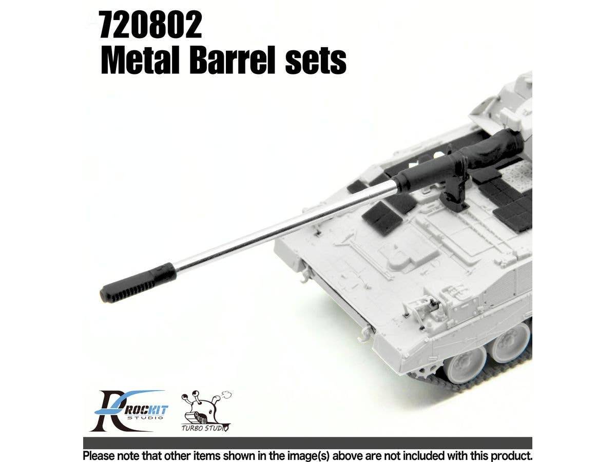 1/72 ドイツ PzH2000 自走砲 金属製砲身 (モンモデル用)