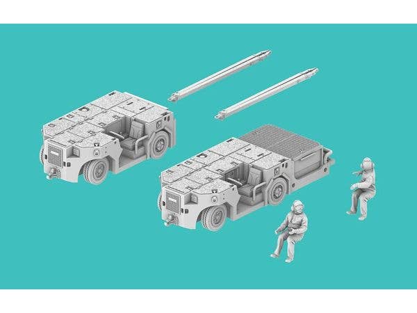 1/200 A/S32A-49 米海軍艦上牽引トラクター (2種入りセット)