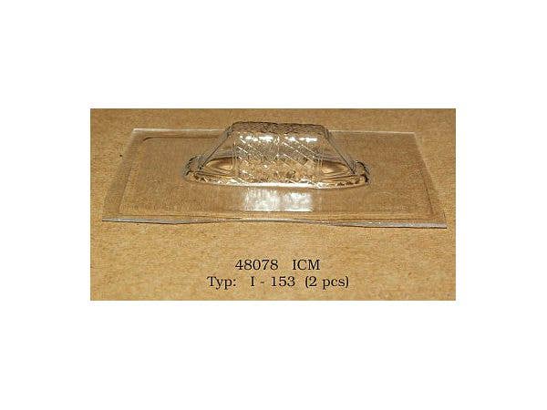 1/48 ポリカルポフ I-153 風防 (2個入) (ICM用)