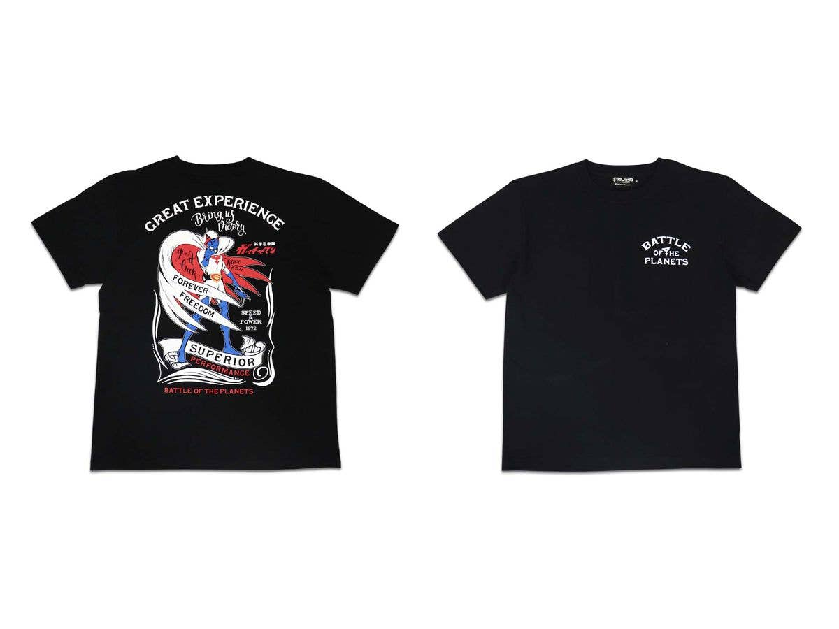 ガッチャマン ガッチャマン大鷲の健 Tシャツ ブラック M