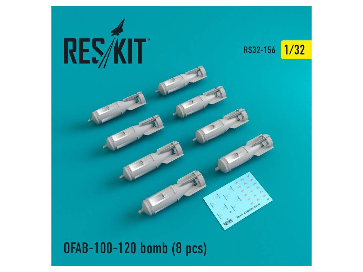 1/32 OFAB-100-120 ロシア100kg航空爆弾 (8個入り)