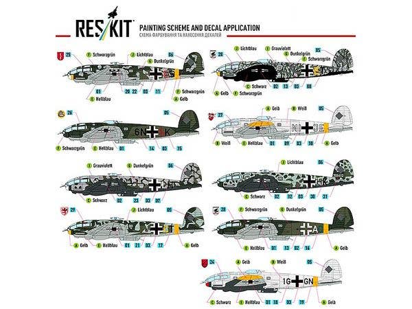 1/48 He111 (H-16、H-20、H-22) デカール