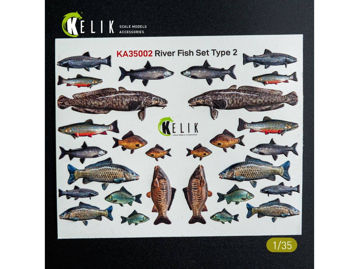 1/35 川魚 3Dデカールセット 2