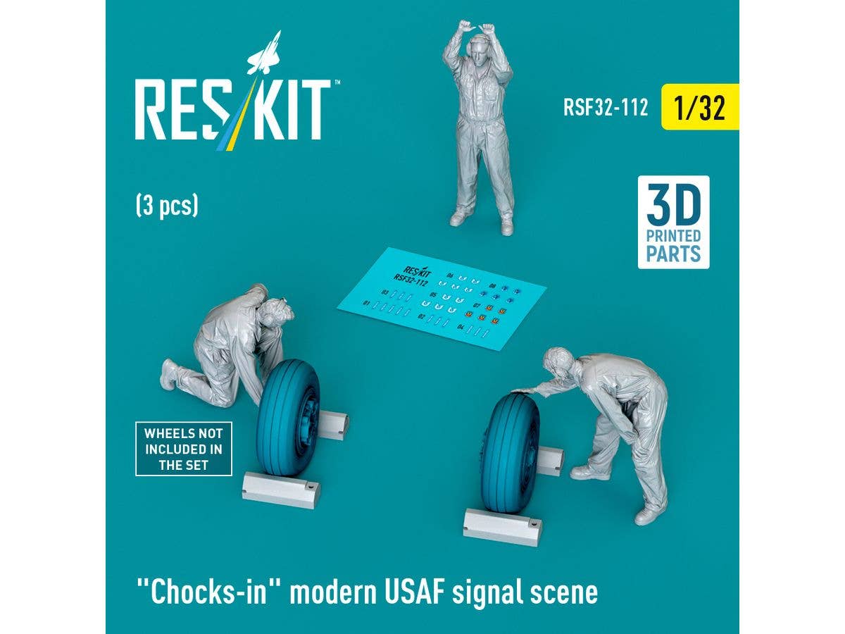 1/32  チョックスイン 米空軍 整備兵 (3体入)