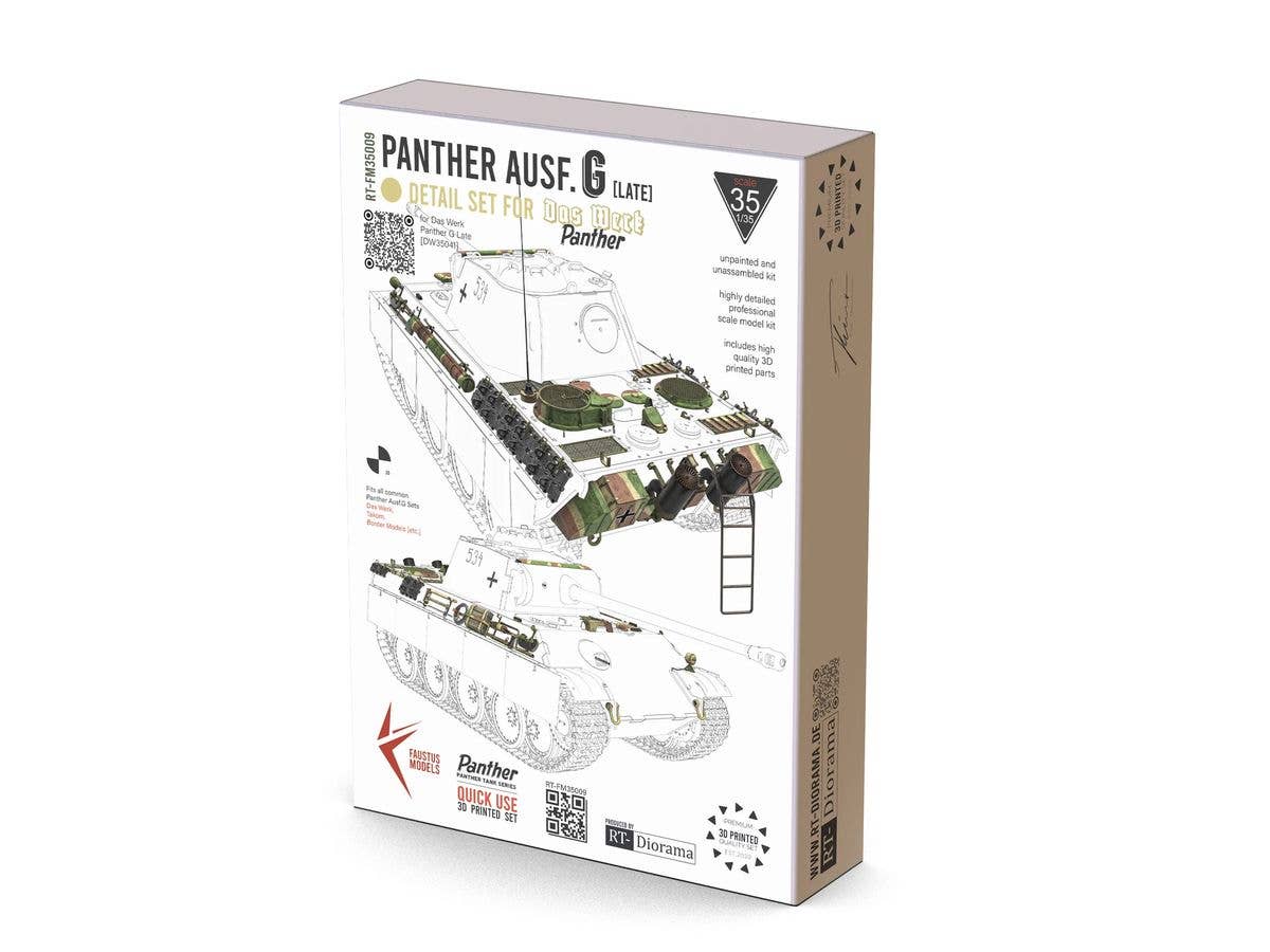 1/35 パンター G型 (後期型)用ディテールセット (ダス・ヴェルク用)