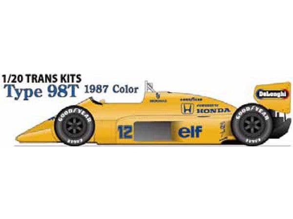 1/20 Type 98T 1987 Color トランスキット (タミヤ Lotus99T用) (再販)