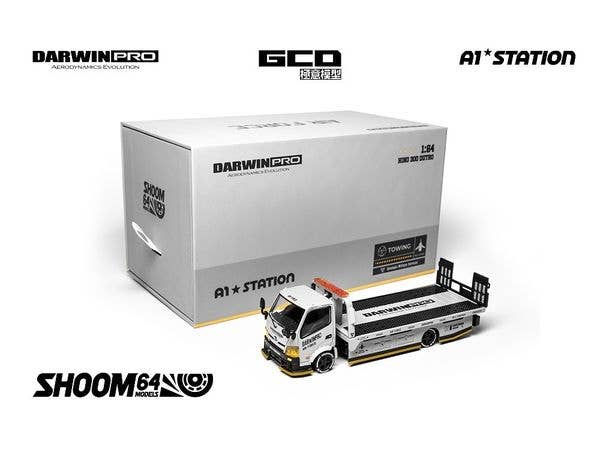 1/64 HINO 300 & DARWINPRO AIR FORCE Truck -  (LHD) -グレー
