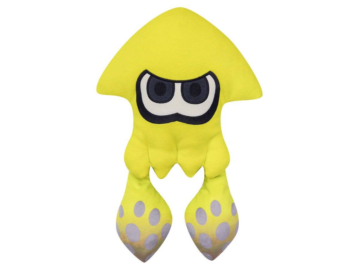 Splatoon3 ALL STAR COLLECTION ぬいぐるみ SP36 イカ イエロー(M)