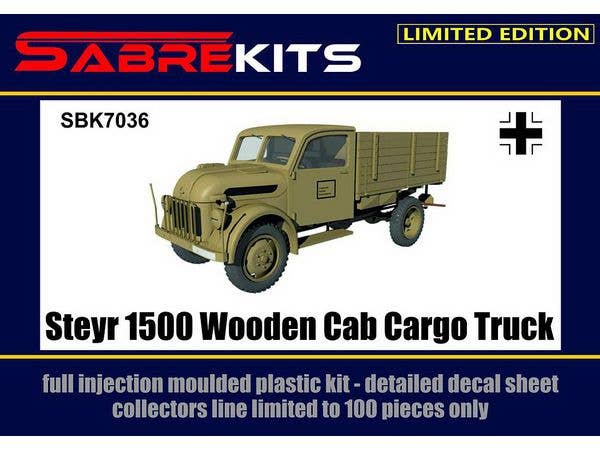 1/72 シュタイヤー1500 カーゴトラック 木製キャブ タイプ1