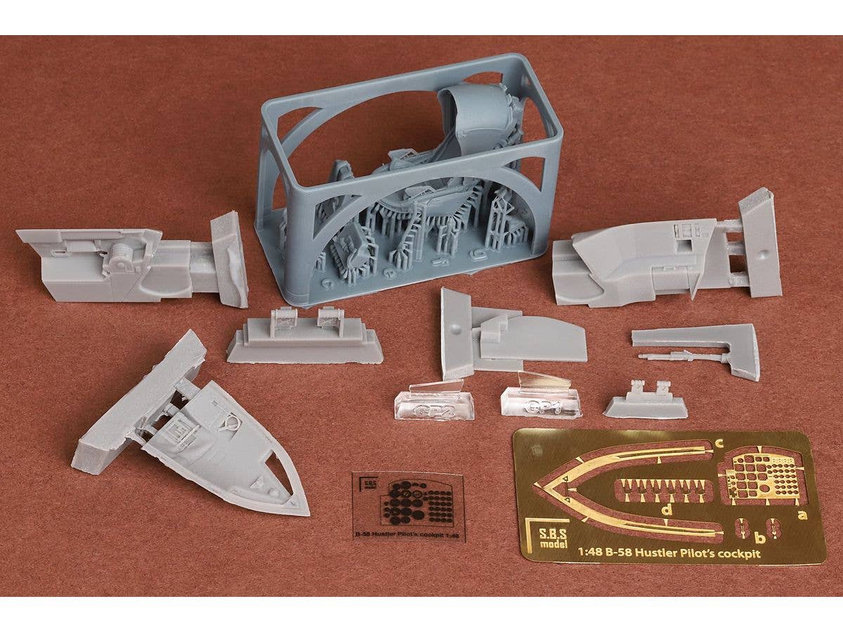 1/48 B-58 ハスラー コックピットw/スタンレー脱出カプセル (モノグラム用)