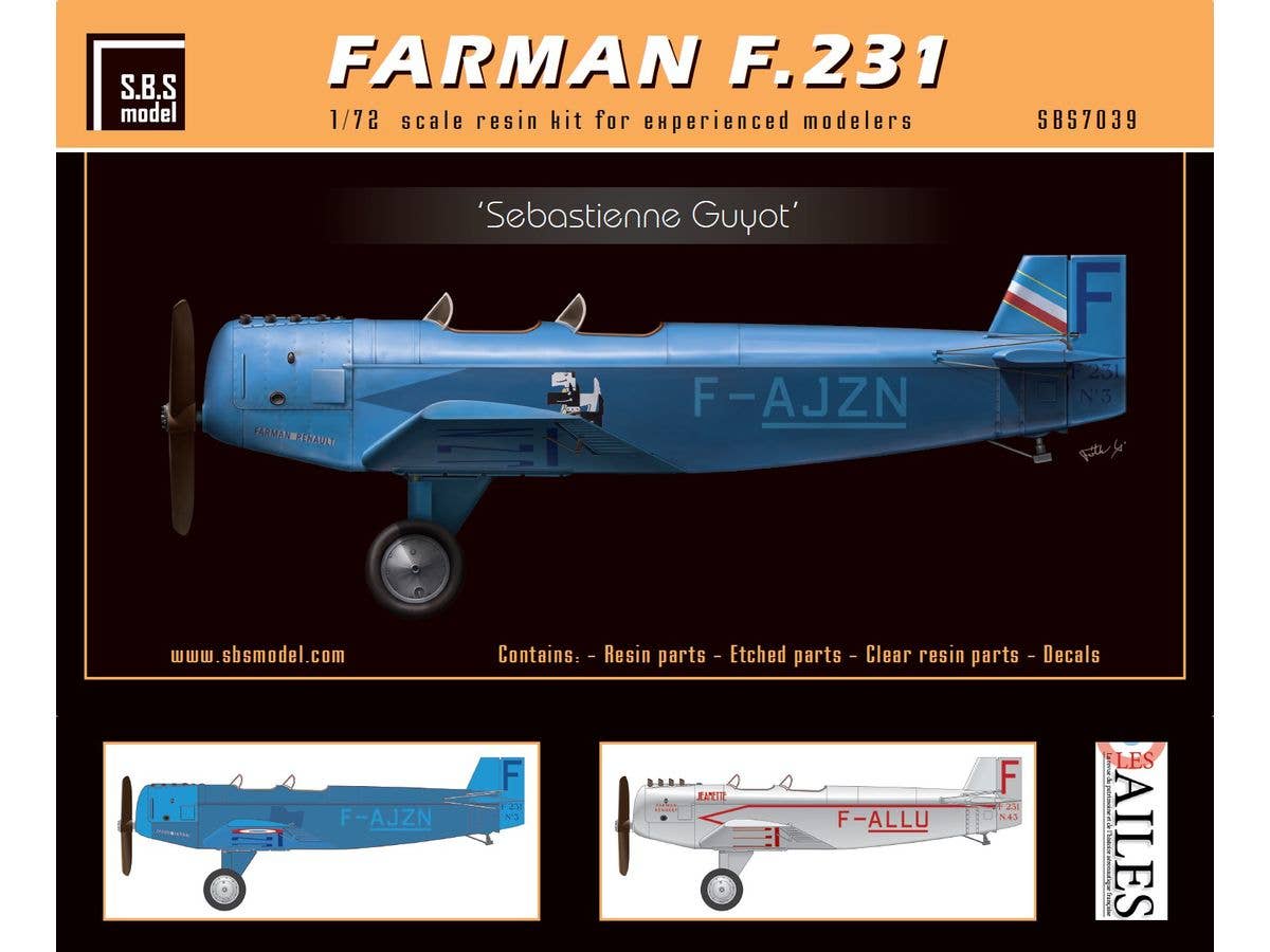 1/72 ファーマン F.231 セバスティエンヌ・ガイヨ