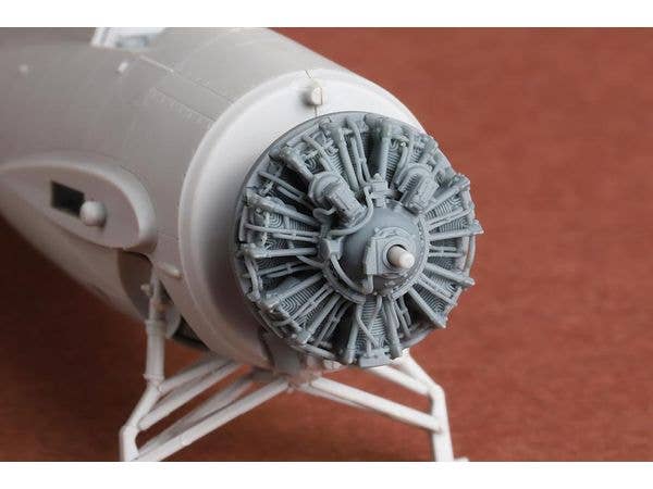 1/72 F4F-3 ワイルドキャット エンジン & 排気管ディテールセット (アルマホビー用)