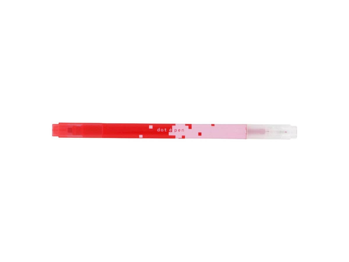 四角マーカー dot e pen (ドット・エ・ペン) レッド