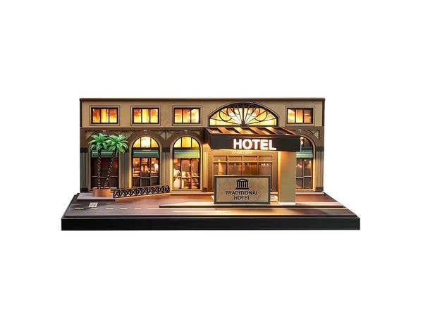 1/64 海外情景ジオラマ TRADITIONAL HOTEL (29.7 x 19.7 x 12.5cm)