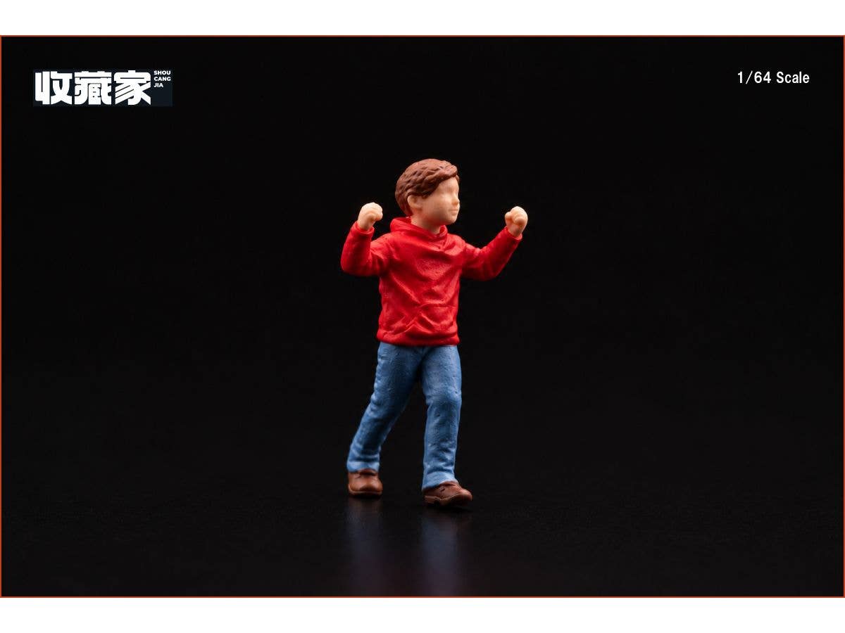 1/64 赤い服を着た男の子