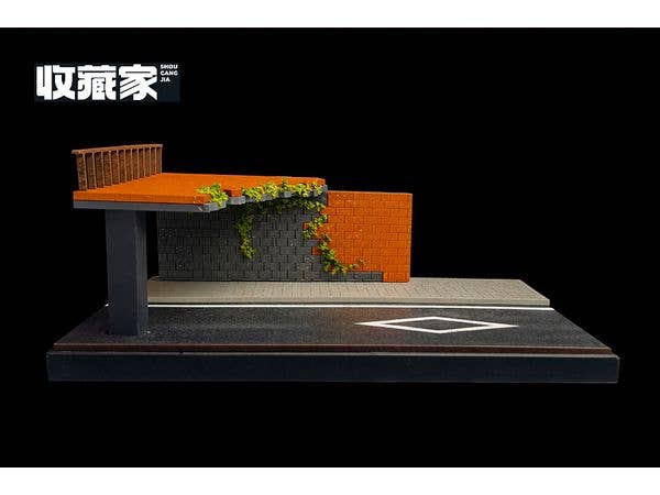 1/64 都市情景 高架下道路 クリアケース付