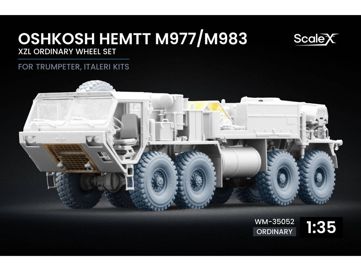 1/35 HEMMT M977/M983 ホイールセット v2 (9個入) (トランぺッター・イタレリ用)