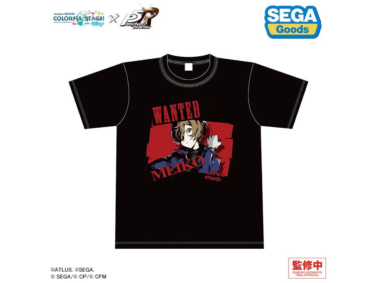 プロジェクトセカイ カラフルステージ! feat. 初音ミク x ペルソナ5 ザ・ロイヤル: グラフィックTシャツ MEIKO