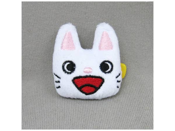 ノンタン: ぬいぐるみバッジ ノンタン