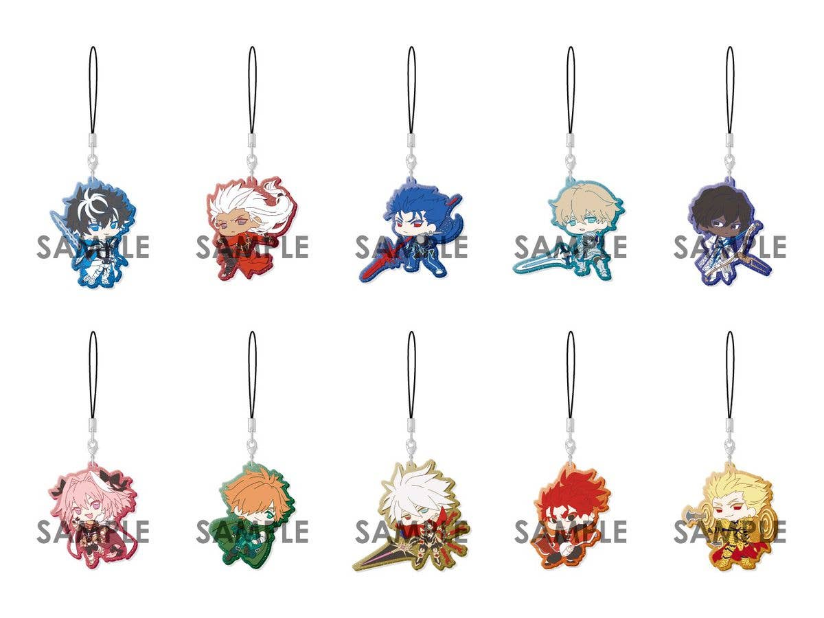 Fate/EXTELLA LINK クリアラバーストラップ 1Box 10pcs