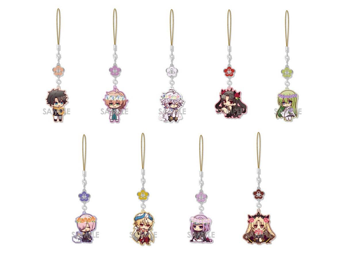 FGOバビロニア ゆらゆらチャームコレクションfloral decorations 1Box 9pcs